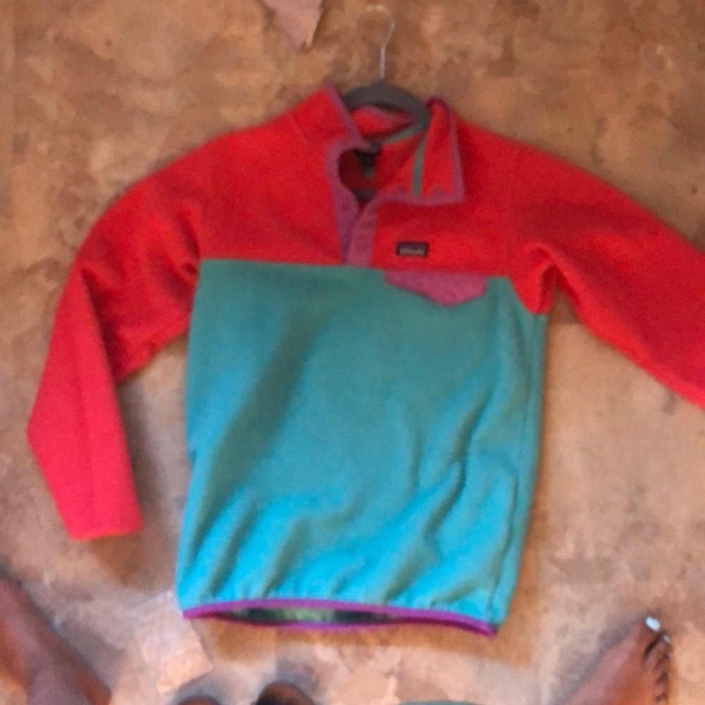 Patagonia fleece pullover jacket